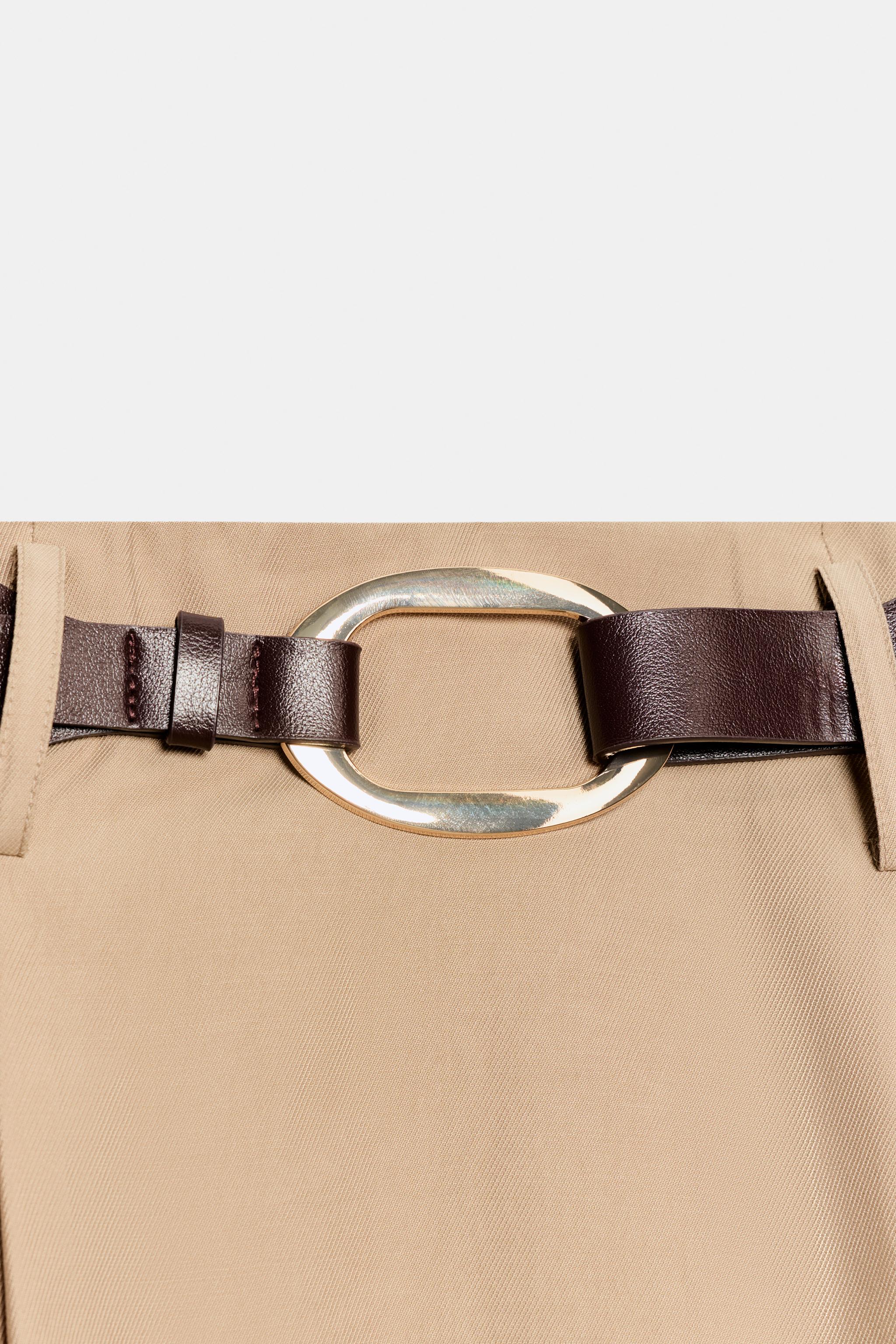 JUPE CAPE MI-LONGUE AVEC CEINTURE